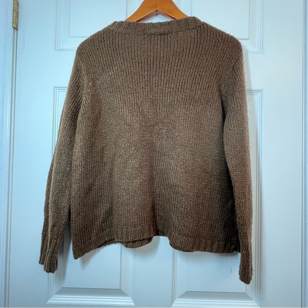 Wooden Ships Brown Rock & Roll Sweater Size XS/ S - Picture 3 of 8